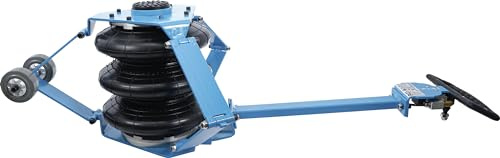 BGS 71010 | Pneumatischer Ballon-Wagenheber | fahrbar | max. 505 mm | Tragfähigkeit 2000 kg | 3 Hubballons | 2 Rollen | Druck 6 - 9 bar | Aufsteckadapter 83 mm