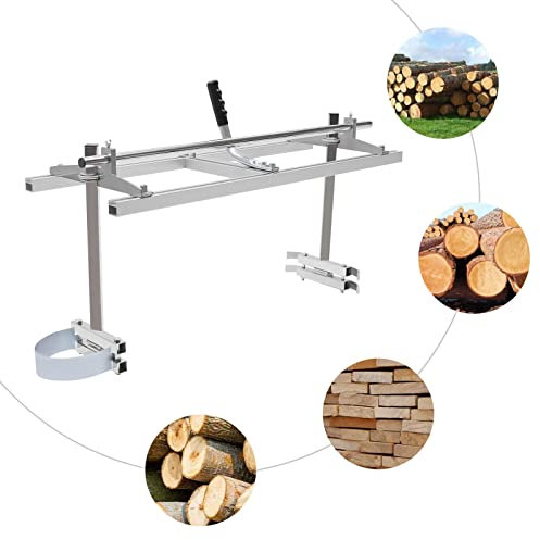 Mobile SäGewerk MotorsäGe KettensäGe SäGebock Chainsaw Guide Holz KettensäGenmüHle Klein SäGehilfe Garten Draussen Werkzeug Brett MüHle Tragbares KettensäGewerk FüR 14'' Bis 36'' Inkl. ZubehöR