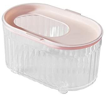 Duiaynke Hamster Sand Badebox Sandbad Container Sandbad Duschraum Käfig Zubehör für Chinchilla Igel (Rosa)