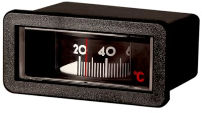 Afriso Kessel Thermometer mit Kapillarleitung 1.500 mm 58 x 25 mm 0-120 °C Fühler