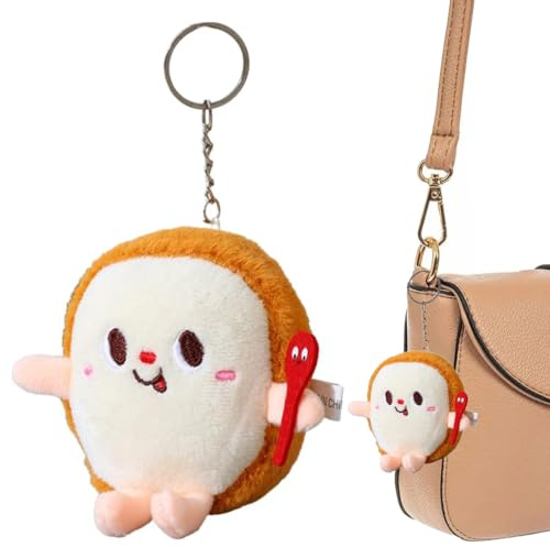 GGUFAY - Charmes de Sac et Clés en Forme de Pain - Accessoires Parfaits pour Sacs et Porte - Clés - Avec Style Jellycat