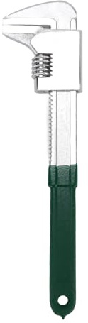 Fafeicy Chiave Automobilistica Chiave Regolabile a Forma di F con Ganascia Larga da 4,1 Pollici con Testa Sfalsata di 90 Gradi per Spazi Ristretti (GREEN)