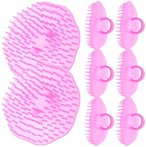 VINTORKY 8 Piezas Cepillo para Champú y Masajeador de Cuero Cabelludo Diseño Ergonómico, Portátil y Reutilizable para Limpieza y Estimulación Capilar Hogar Varios estilos