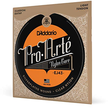 D'Addario EJ43 Pro-Arte Nylon-Saiten für Konzertgitarre, leichte Spannung