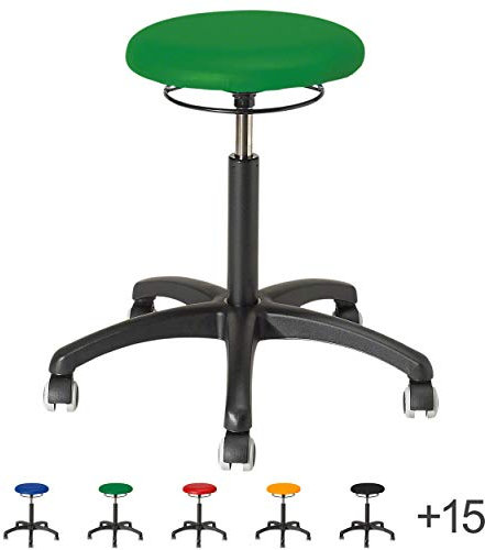 Sport-Tec Drehhocker Standard mit Polster und Rollen