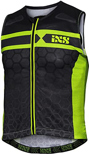 IXS RS-20 Chaleco protector (Black/Yellow,XL)