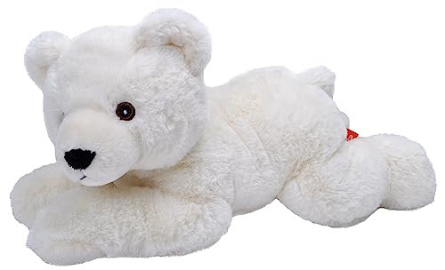 Wild Republic Ecokins Eisbär, Kuscheltier aus Stoff, Nachhaltiges Spielzeug, Baby Geschenk zur Geburt von Jungen und Mädchen, Stofftier 30 cm