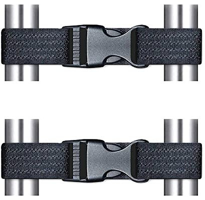2 Pack Child Safety Cupboard Locks Child Locks Buckle Strap Kitchen Cupboards Baby Proofing Adjustable Straps for Two Door Cabinets Fridge