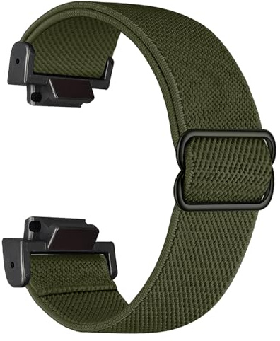 ahayo Elastisches Armband für Casio DW-5600 / GA-2100 / GW-M5610 / DW-5700, Nylon Weiches dehnbares Uhrenarmband mit verstellbarer Schnalle für GA-100/ GDF-100 / GLX-5600 / GW-6900