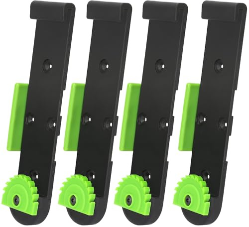 Feiyagoo Track Rack for Guide Rail, Guide Rail Holders, Track Saw Guide Rail Mount, Track Saw Guide Organizer 4 Pack