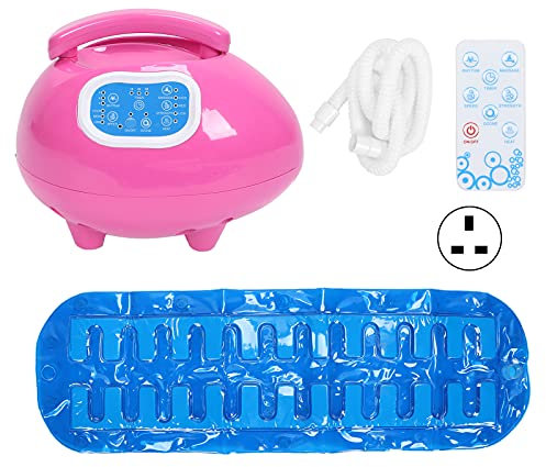 Electric Bathtub Bubble Massage Pad, Hot Tub Mat Full Body Bubble Bath Heat Massager 8 Buttons, Non-Slip Bath Mat with Remote Control for Home Use (UK)