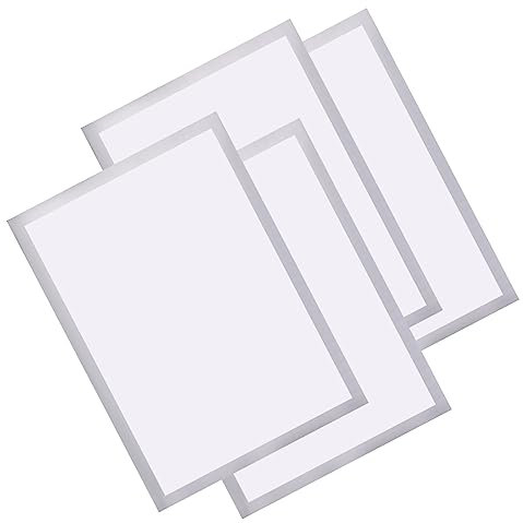 HOOTNEE 4stücke Magnetische Foto Rahmen Selbst-adhesive Gemälde Display Rahmen Bild Aus Pvc-material Für Schlafzimmer Wohnzimmer Esszimmer