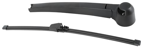Partuto Rear Wiper Blade Arm Set - for VW Golf MK4 MK5 MK6 Plus Polo Plastic Metal Rubber Black - 1 Set
