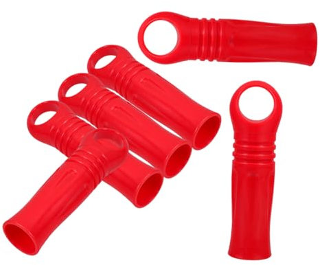 TOPPERFUN 6stücke Ersatz Endkappen Aus Robustem Kunststoff Für Mopp Besenstile Passform Einfache Montage Verlängerungspol Adapters Kompatibel Langlebige Handgriffkappen