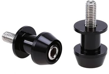 SCARXUSV Motorrad Für Suzuki Caballete Motocicleta Universal 8 Mm Motorradständer Schwingenspulen Schieberständerschraube Zubehör(Schwarz)