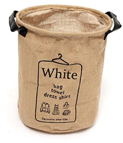 OKUMEYR Aufbewahrungskorb geflochtene Aufbewahrungskörbe dekorative Wäschekörbe Korb für schmutzige Wäsche foldable laundry basket easy putz kleiderständer Wäschekorb