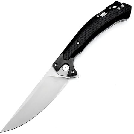 Klappmesser 8.3 Taschenmesser Tragbare Aus Stahl D2 & G10 Outdoor Edc Messer Survival Jagdmesser klein, Scharfes Einhandmesser Universalmesser mit Clip, Generisch messer schwarz, Geschenk für Männer