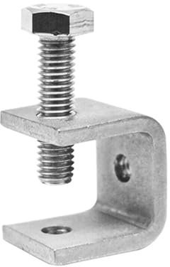 Morsetto a C in acciaio inox, 1/2/4 pezzi for il montaggio di morsetti a U, piccolo morsetto da scrivania for la lavorazione dei metalli, clip for travi in ​​acciaio, clip quadrata for tubi in acciaio