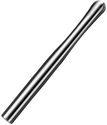 Stainless Steel Cocktails Muddler Ice Crusher Stick Professional Bartenders Tool for Crushing Ice and Muddling Fruit