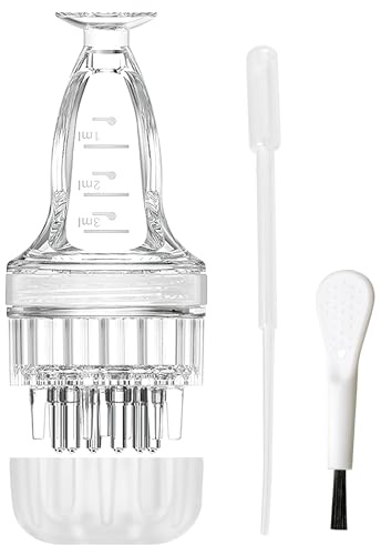 Kopfhaut HaaröL Applikator, Hair Oil Applicator, öL Applikator Flasche Haare, Haar Kopfhaut MassagebüRste für Die Kopfhaut, Hair Massager Scalp Kann Mit NäHrlöSung und PflegelöSung Angewendet Werden