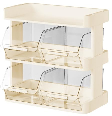 Rack de organizador de té: organizador de cápsulas de café de bolsas de té de varias capas, estante de gran capacidad extraíble | Estante de almacenamiento de soporte de carga fuerte para bolsas de té