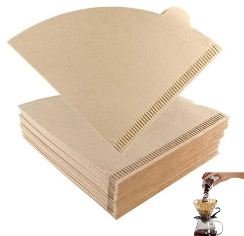 150 blocchi, carta filtro caffè, carta usa e getta, in polvere di caffè a mano, 16 x 12 x 11,5 cm