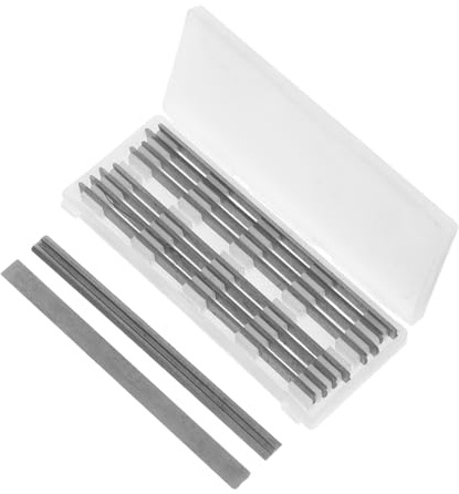 Gatuida 10 Piezas De Cuchillas Para Cepilladora Eléctrica Cuchillas Para Cepilladora Eléctrica Para Cortadora De Madera