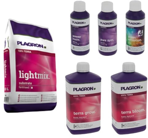 Pack Lightmix 50 litres PLAGRON + engrais et stimulants