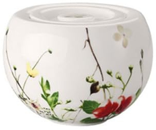 Rosenthal Brillance vilda blommor sockerburk, benporslin, flerfärgad, 11 x 11 x 8 cm