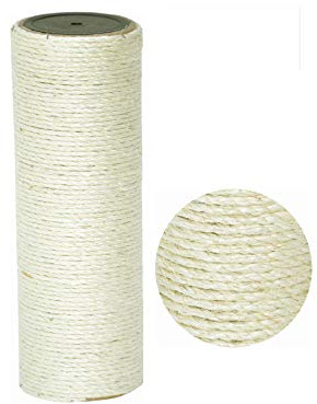 nanook Poteau de Rechange pour Arbre à Chat/Poteau en sisal de Rechange - 11 cm Ø - Longeur 35 cm - Filetage M8