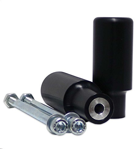 Shogun USA Made Kaw Ninja 650 Z650 Z 650 KRT EX650 EX 2017 2018 2019 2020 2021 2022 2023 2024 2025 2026 Black No Cut Frame Sliders Fits ABS & NON ABS Models - 750-4519