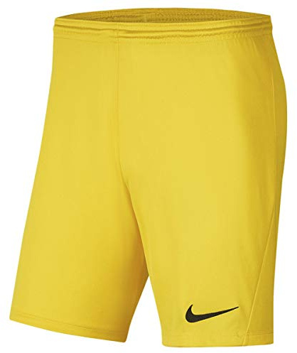 Nike Herren M Nk Df Park Iii Nb K Shorts, Tour Yellow/Black, L EU