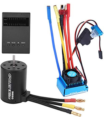 RC Motor ESC Set, Metall Motor, High Performance, Bürstenloses ESC, Ersatzteile für 1/10 RC Auto, für Anfänger und Profis, Modelle Autos, Rennspielzeug, tägliche Nutzung