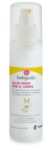 Babygella, Olio Idratante Spray per Neonati con Estratto di Calendula, Olio di Crusca di Riso e Olio di Mandorle, Azione Idratante, Confezione da 100 ml