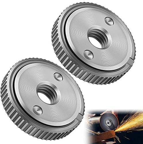 2 Stücke Schnellspannmutter, Spannmutter, für Alle von Makita, Decker, Flex, Metabo,Hitachi etc M14 Winkelschleifer Spannmutter