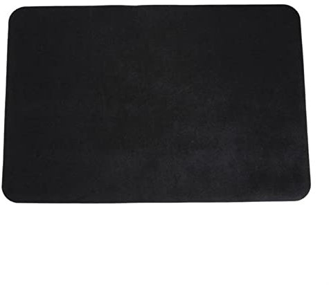 DASEV Tapis de Jeu de Cartes Tapis de Jeu de Table Tapis de Couverture de Table de Jeu de société carré (Noir, Taille 1)