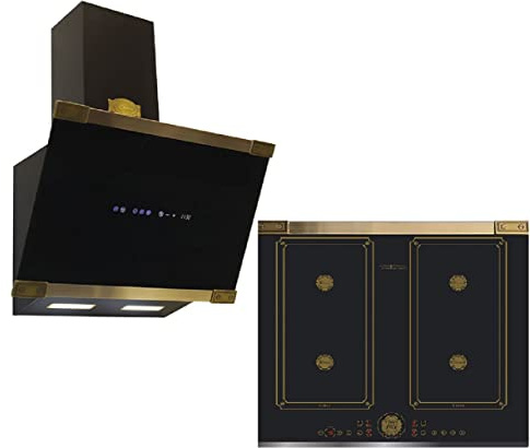 Kaiser Set - KCT 6745 FI AD+ AT 6445 AD Plaque de cuisson à induction 60 cm, Hotte aspirante murale 60 cm