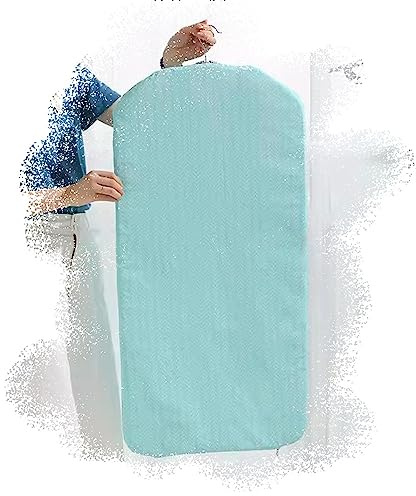 HCZION Handheld Garment Steamer Clothes Rack Hanging Ironing Board Press Pad, Hanging Ironing Machine Hanger With Ironing Board Covers (Color : D)