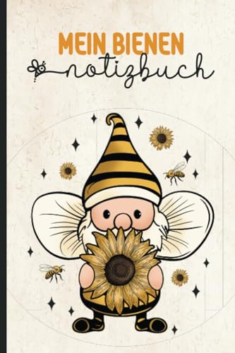 Mein Bienen Notizbuch: A5 Schreibbuch Biene das Bienenmotiv Geschenk für Bienenliebhaber die niedliche Geschenkidee für Imker und Bienenfans Dot Grid Notizheft für Umweltschützer und Tierschützer