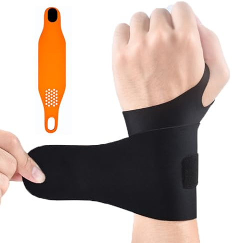 SONGQEE Ultra-Thin Wrist Support Compression Sleeve, Wrist Brace For Carpal Tunnel, Hand Suppoprt Wrist Strap Glove Sport Protector For Right Left Hand, Typing, Working, Arthritis Pain Relief, Gym