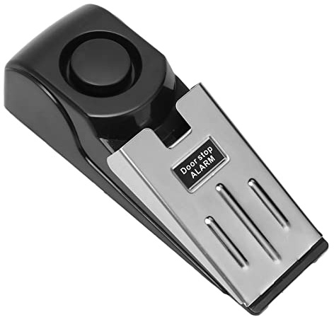 Türstopper, Sicherheitstürstopper mit Alarm 120 dB, Türstopper mit 3 Empfindlichkeitsstufen, Türstopper am Boden für Reisen, Wohnungen, Häuser