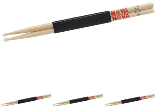 Vic FIrth - NOVA Drumsticks - 5AN - Nylon Tip (Pack of 4)