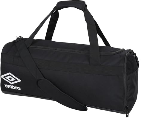 Umbro - Reisetasche Team Training 2 (25 cm x 60 cm x 25 cm) (Schwarz/Weiß)