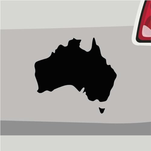 Stickerfreaks Australien Umriss Aufkleber Känguru Sticker Koala Sidney Auto Bike Decal Fun Aufkleber Größe: 6,5x6cm (S) | Farbe: 49-blau | Känguru Sticker Kleber Deko Tuning Flagge/Fahne