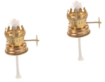 Cabilock 2St Petroleumlampensockel lichterspitze Lampe Kopf Kerosinlampen-Ersatzteile Vintage Petroleumlampe Öllaterne lampenfassung Zubehör für Petroleumlampen Öllampenbrenner Hanfseil