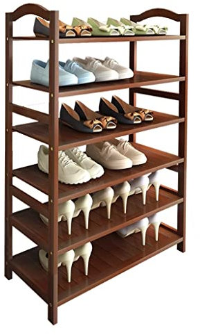 Schuhregal Schuhständer Schuh-Organizer Unabhängiges Schuhregal 6-lagiges Lagerschuhregal Schlafzimmer Wohnzimmer Lagerregal Präsentationsregal Flur Schuhschrank Schuhregal für den Eingang zur Vorder