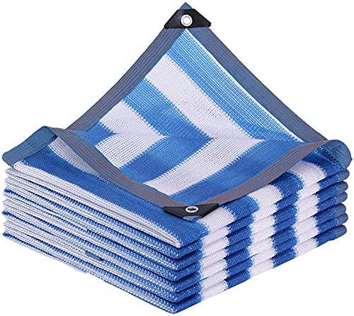 Lona de malla impermeable para balcón, piscina, parque infantil, 4 m x 6 m, toldo cortavientos para invernadero, jardín, valla al aire libre