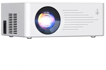 Miniproyector portátil 4K HD 1080P, 5G, WiFi, Bluetooth, PC, TV Stick, HDMI, AV, USB, for Interiores y Exteriores.(EU Plug)