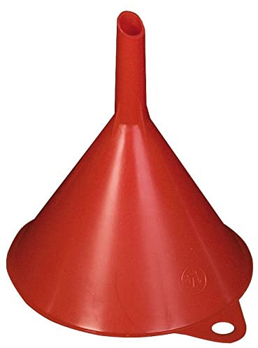 Embudos de plástico, acero inoxidable y silicona, ideales para trasvasar líquidos y ingredientes en cocina y talleres.