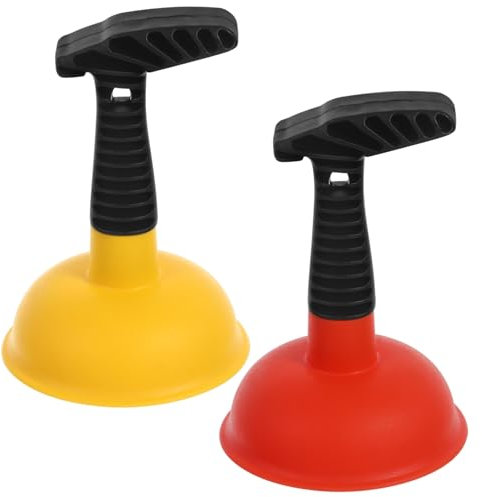 PRETYZOOM 2pcs Heavy Duty Toilet Unclog Plunger Bathroom Cleaning Tool for Sink Unblock Toilet Clogging Tool